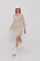 Jacqueline de Yong Sukienka 15234737 beżowy SS21
