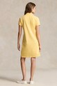Βαμβακερό φόρεμα Polo Ralph Lauren 211799490010 κίτρινο SS25