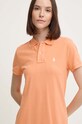 Бавовняна сукня Polo Ralph Lauren помаранчевий 211799490016