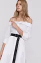 biały Karl Lagerfeld Sukienka 211W1303