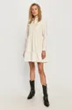 Vero Moda - Sukienka biały