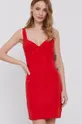 κόκκινο Φόρεμα Bardot Γυναικεία
