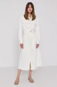Rifľové šaty Polo Ralph Lauren biela