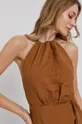 коричневый Платье Bardot