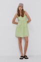 Šaty Tally Weijl SDRCOVOLUM zelená SS21