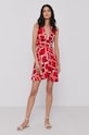 Šaty Sisley 4ADA5VGA6.78M červená SS21