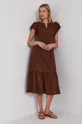 brązowy Sisley Sukienka