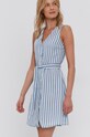 Vero Moda Sukienka 10242291.LightBlueD niebieski SS21