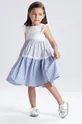 niebieski Mayoral - Sukienka dziecięca Dziewczęcy