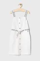 biały Calvin Klein Jeans Sukienka dziecięca IG0IG00907.4891 Dziewczęcy