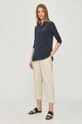 Max Mara Leisure bluzka granatowy