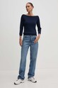 United Colors of Benetton sweter 1091D1M09.501 granatowy AA00