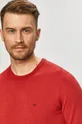 czerwony Calvin Klein - Sweter