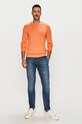 Tommy Hilfiger - Sweter MW0MW15431.4891 pomarańczowy SS21