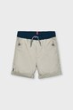Mayoral - Detské krátke nohavice bavlna béžová 3237.5J.MINI