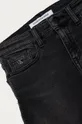 Detské rifľové krátke nohavice Calvin Klein Jeans sivá
