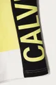 Detské krátke nohavice Calvin Klein Jeans žltá