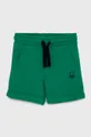 zelená Detské krátke nohavice United Colors of Benetton Chlapčenský