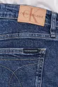 Rifľové krátke nohavice Calvin Klein Jeans Dámsky