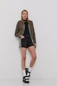 Only Szorty jeansowe czarny 15196303