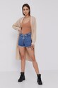 The Kooples Pantaloni scurți jeans FSHO22012J albastru SS21
