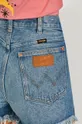 niebieski Wrangler Szorty jeansowe