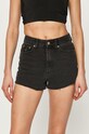 Dr. Denim - Džínové šortky high černá 2010107T742