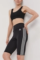 чёрный Шорты adidas Женский