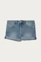 niebieski Calvin Klein Jeans - Szorty jeansowe dziecięce 128-176 cm IG0IG00863.4891 Dziewczęcy