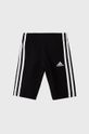 čierna adidas - Detské krátke nohavice 104-170 cm GN4090 Dievčenský