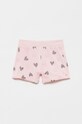 OVS Szorty dziecięce z elastanem różowy 885744