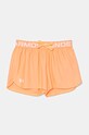 Under Armour detské krátke nohavice látka oranžová 1363372