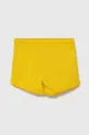Detské krátke nohavice United Colors of Benetton žltá