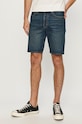 Levi's Szorty jeansowe z elastanem granatowy 36512.0139