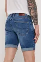 Rifľové krátke nohavice Pepe Jeans Cane  97% Bavlna, 3% Elastan