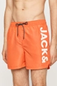 Jack & Jones - Szorty kąpielowe pomarańczowy