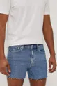 niebieski Calvin Klein Jeans Szorty jeansowe J30J319209.4891 Męski
