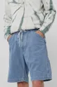 modrá Rifľové krátke nohavice Levi's Pánsky