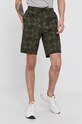 Шорты Sisley хлопок зелёный 4ZV8594B9.901
