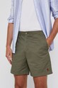 Kratke hlače Polo Ralph Lauren s elastinom zelena 710644995032