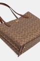 Coach leather handbag brown C0693