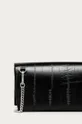 čierna AllSaints - Kožená listová kabelka