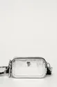 srebrny Karl Lagerfeld - Torebka skórzana 210W3077 Damski