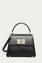 Furla - Kožená kabelka 1927 přírodní kůže černá WB00109.ARE000.O6000