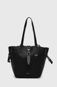 nero Furla borsa a mano in pelle Net Donna