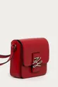 Karl Lagerfeld - Δερμάτινη τσάντα κόκκινο