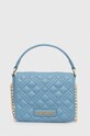 Love Moschino torebka nie mieści A4 niebieski JC4277PP0CKN0600