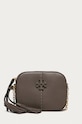 Tory Burch - Kožená kabelka přírodní kůže šedá 64447