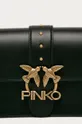 čierna Pinko - Kožená kabelka