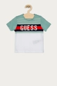 turkusowy Guess T-shirt dziecięcy Chłopięcy